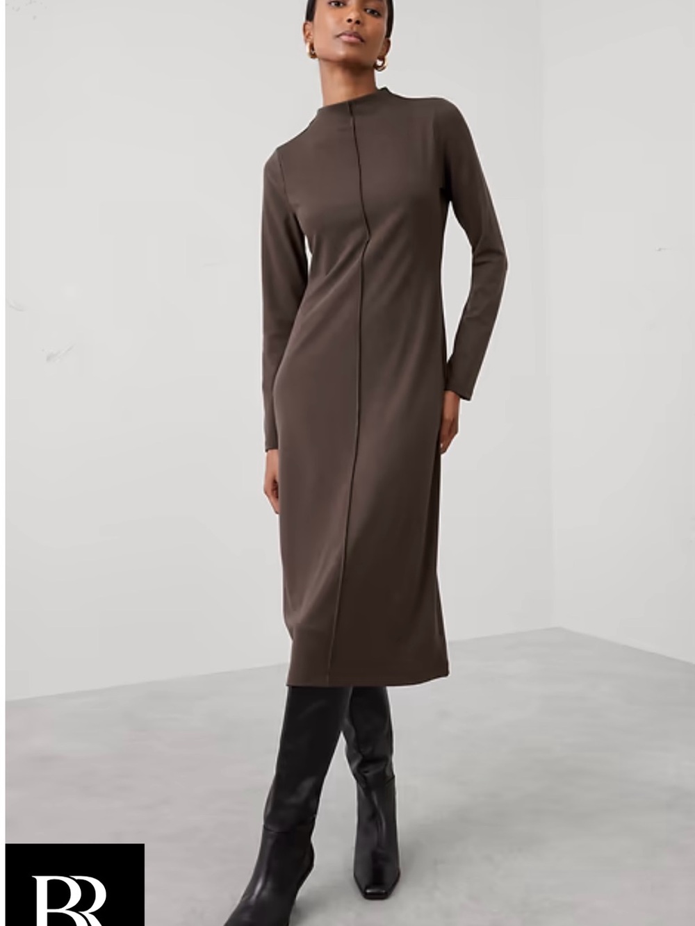 Banana Republic Cozy Knit Midi Dress